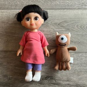 2001 Vintage Babblin’ Boo Talking Doll with Stuffed Animal